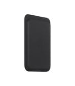 Black Magnetic Leather MagSafe Card Wallet for iPhone - Image 2