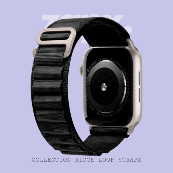Ridge Loop Black Color Strap 1