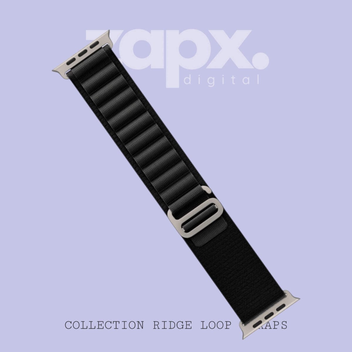 Ridge Loop Black Color Strap 3