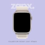 Ridge Loop Cream Color Strap 1