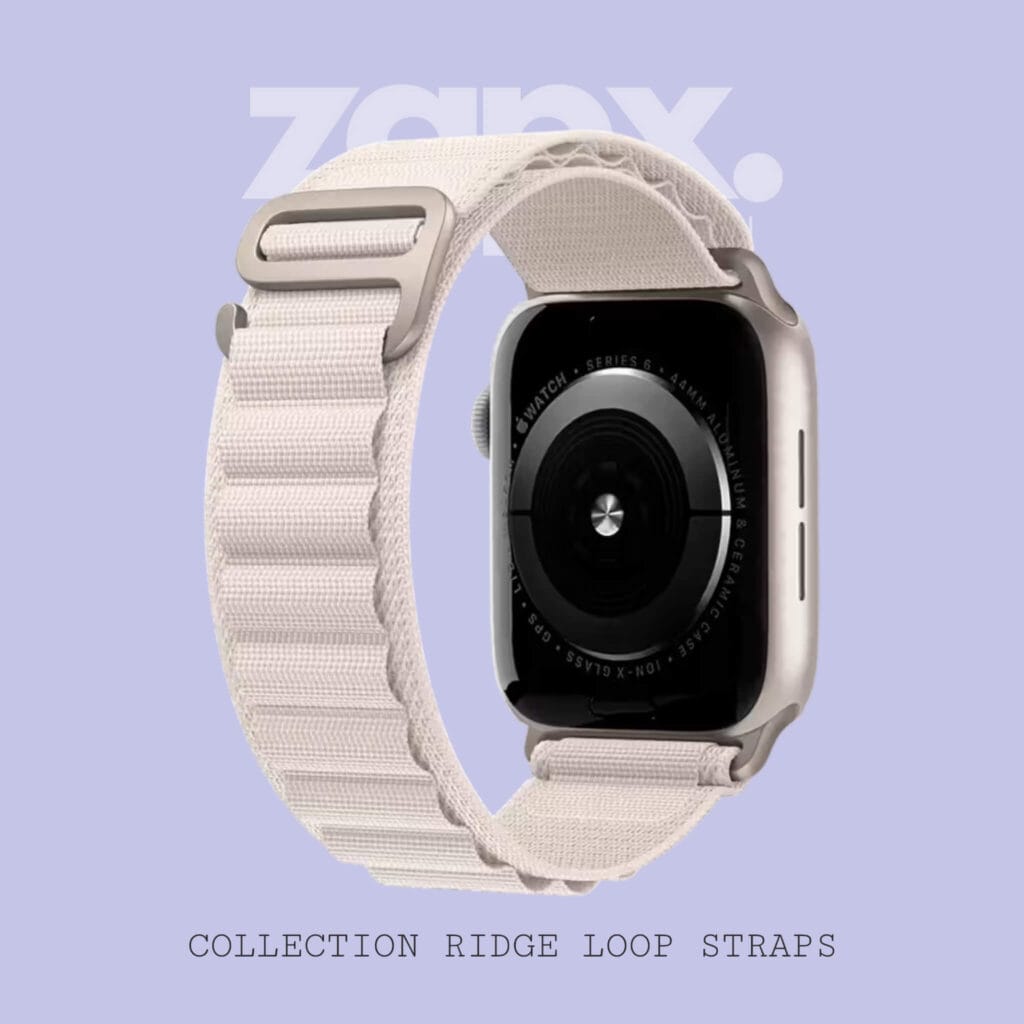 Ridge Loop Cream Color Strap 3