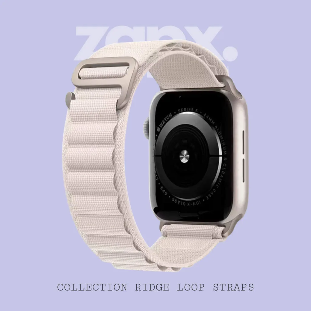 Ridge Loop Cream Color Strap 3