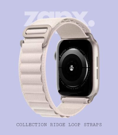 Ridge Loop Cream Color Strap 3