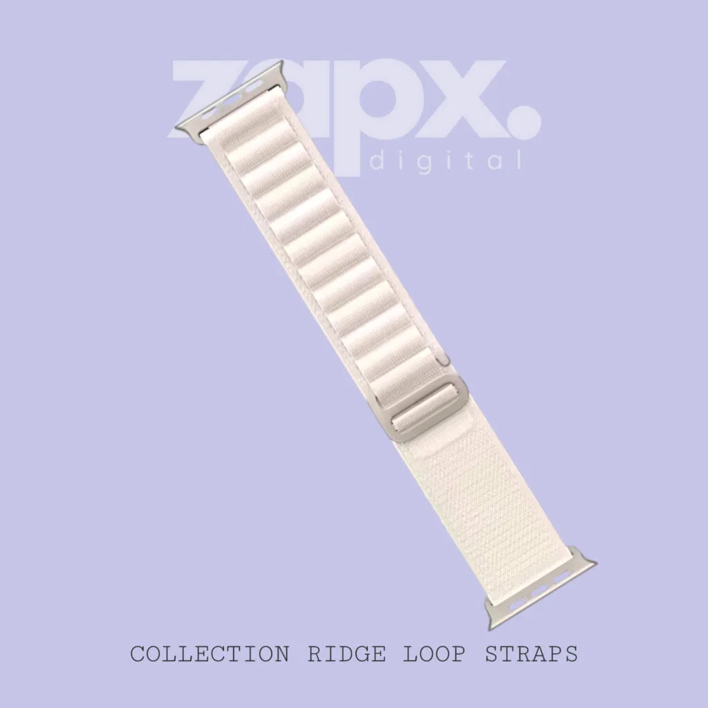 Ridge Loop Cream Color Strap 4