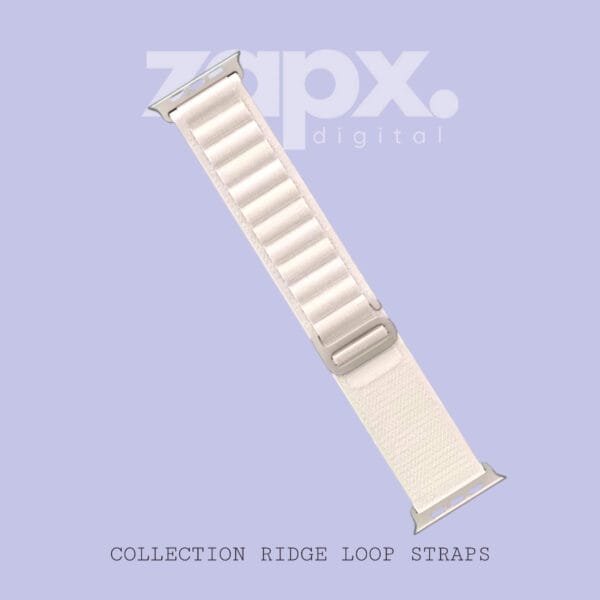 Ridge Loop Cream Color Strap 4