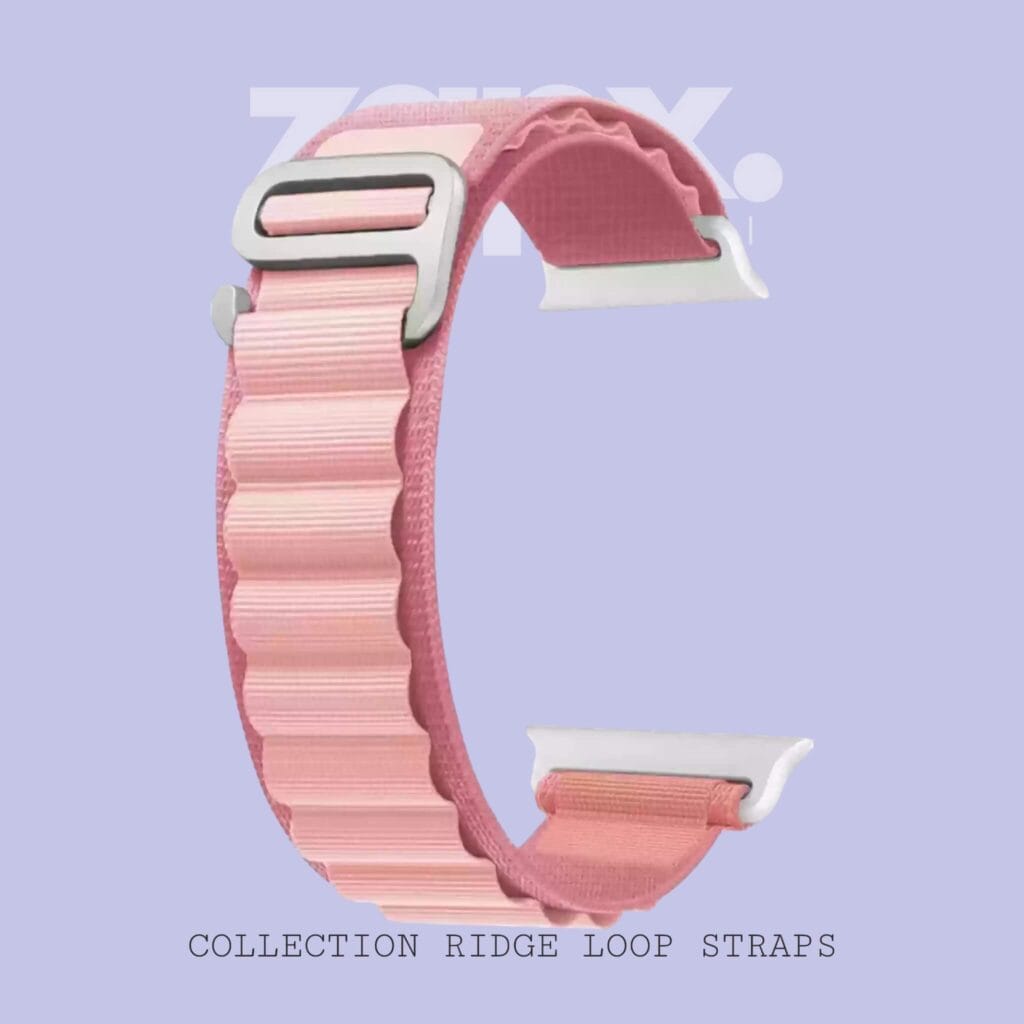 Ridge Loop Pink Color Strap 1