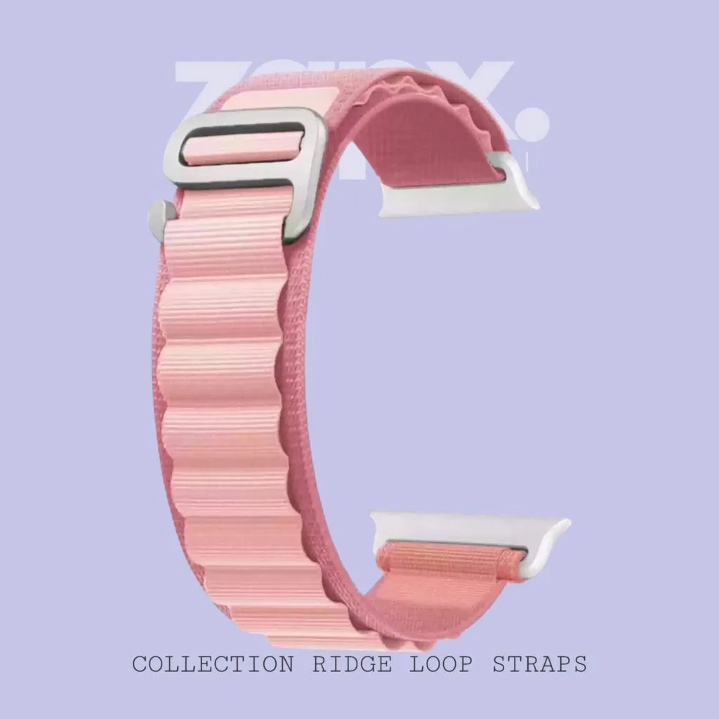 Ridge Loop Pink Color Strap 1