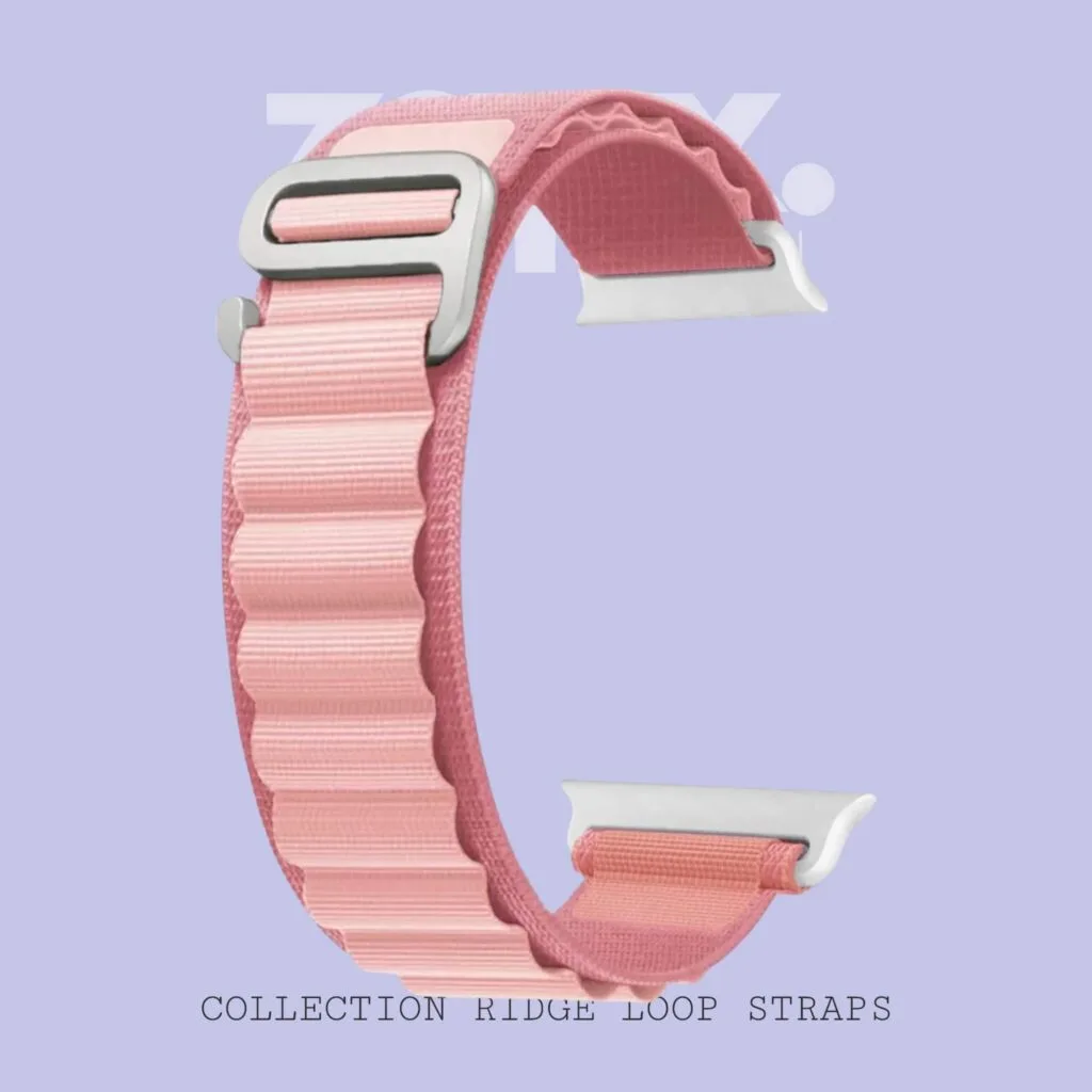 Ridge Loop Pink Color Strap 4