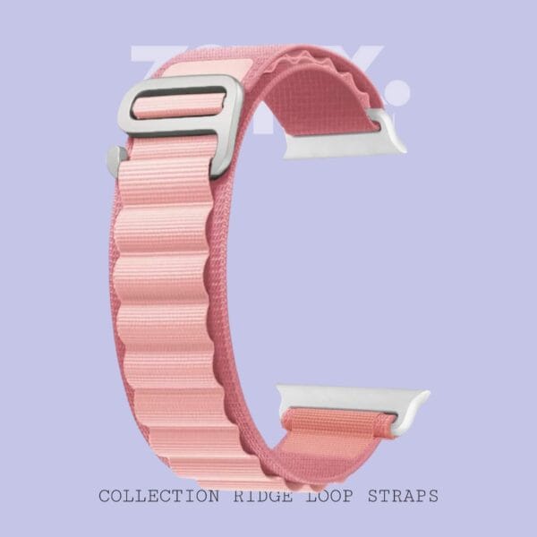 Ridge Loop Pink Color Strap 4