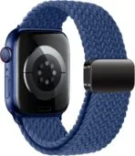 Blue Magnetic Nylon Solo Loop Strap