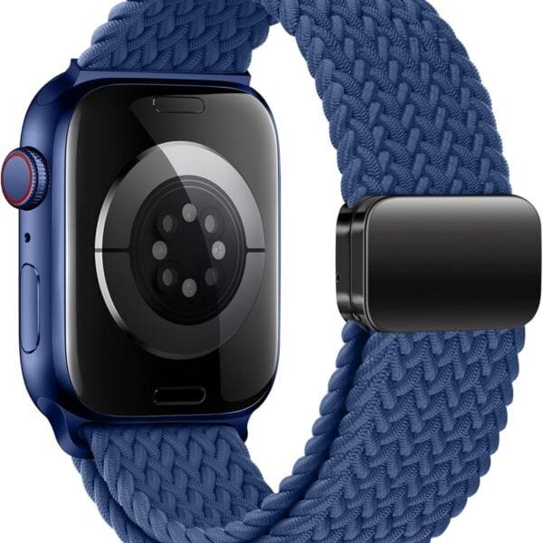 Blue Magnetic Nylon Solo Loop Strap