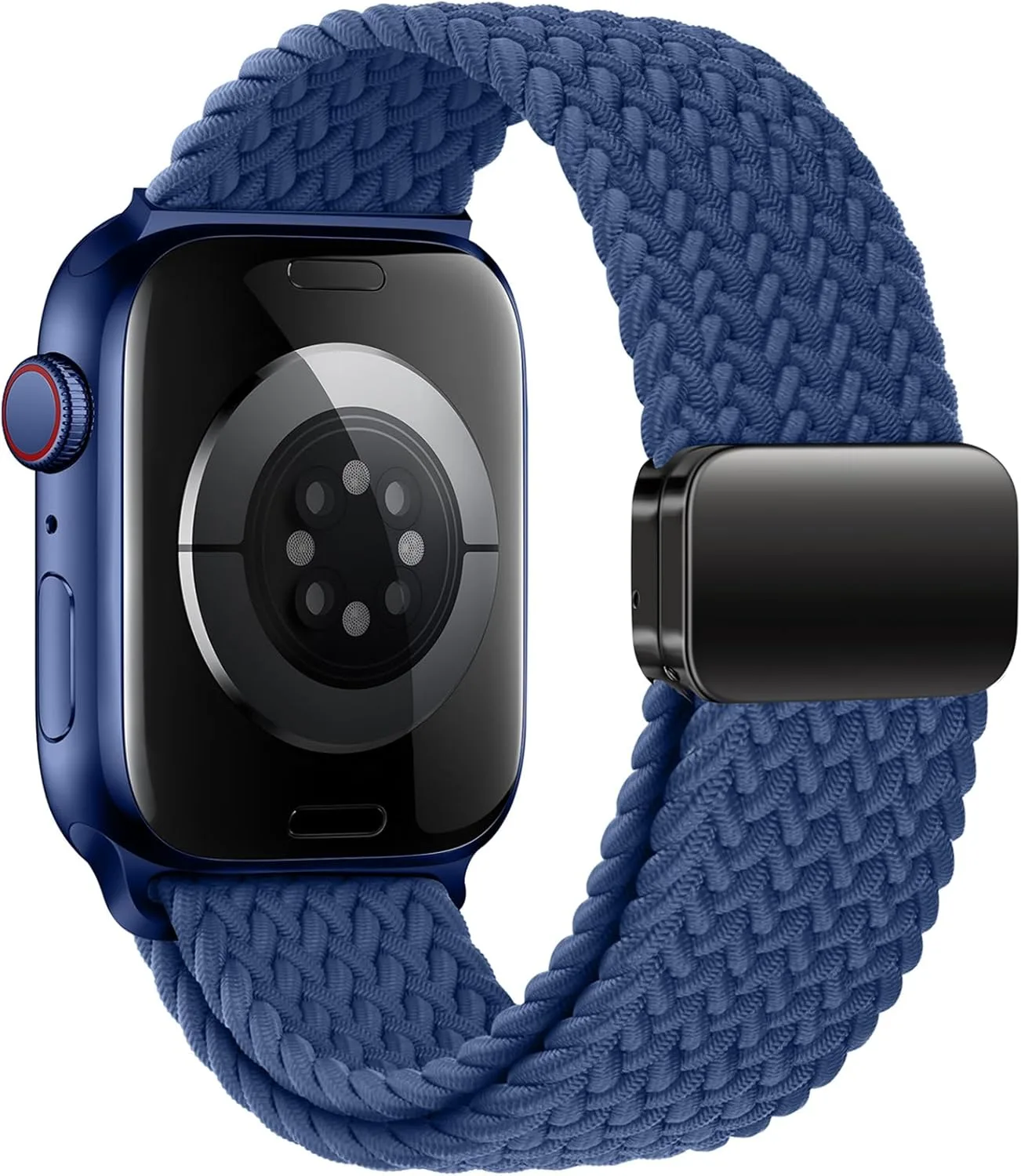 Blue Magnetic Nylon Solo Loop Strap