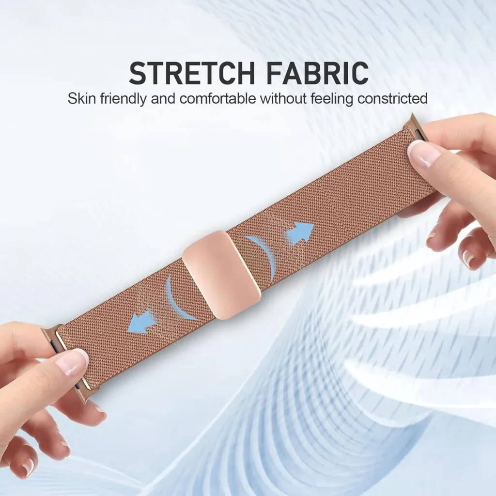 Pink Magnetic Nylon Solo Loop Strap 1