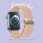 Magnetic Solo Loop Pink Apple Watch Strap
