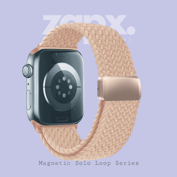 Magnetic Solo Loop Pink Apple Watch Strap