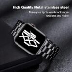 TruOna Black Steel Band for Apple Watch - Image 4