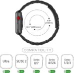 TruOna Black Steel Band for Apple Watch - Image 3