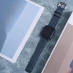 TruOna Blue Leather Band for Apple Watch - Image 4