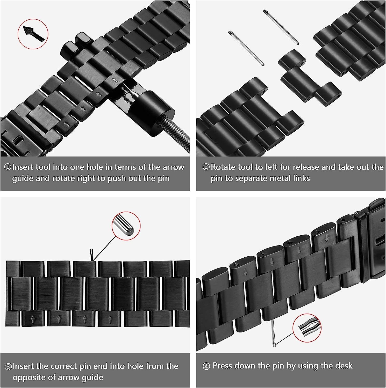 Metal Apple Watch Belt - Strap Example