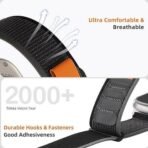 TruOna Grey Nylon Strap for Apple Watch - Image 3