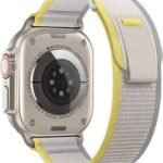 TruOna Yellow Nylon Strap for Apple Watch